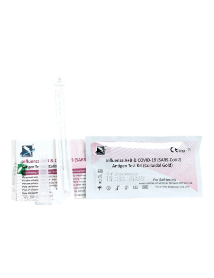 Autotest covid et grippe DeepBlue Autotest covid et grippe DeepBlue