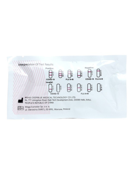 Autotest covid et grippe DeepBlue Autotest covid et grippe DeepBlue