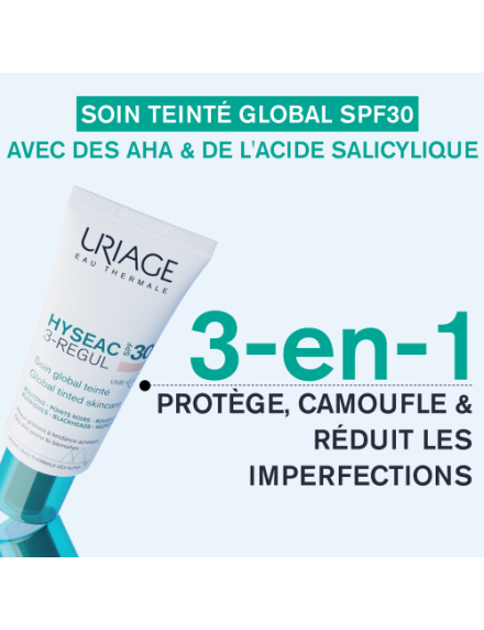 HYSÉAC - 3-RÉGUL SOIN GLOBAL TEINTÉ SPF30